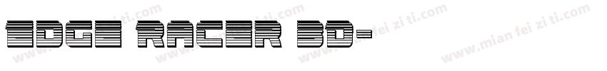 Edge Racer 3D字体转换